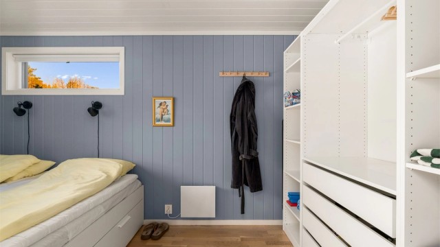 INNTAKT: Det er ikke mye dekorasjon som får innpass det stilrene interiøret.
