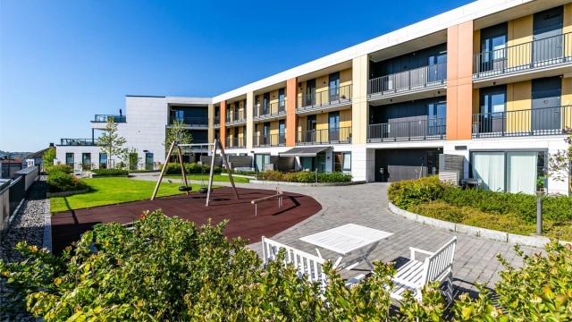 Leiligheten i Glassverket 4 presenteres av Krogsveen.
Fotograf; Børge Oppegård.
