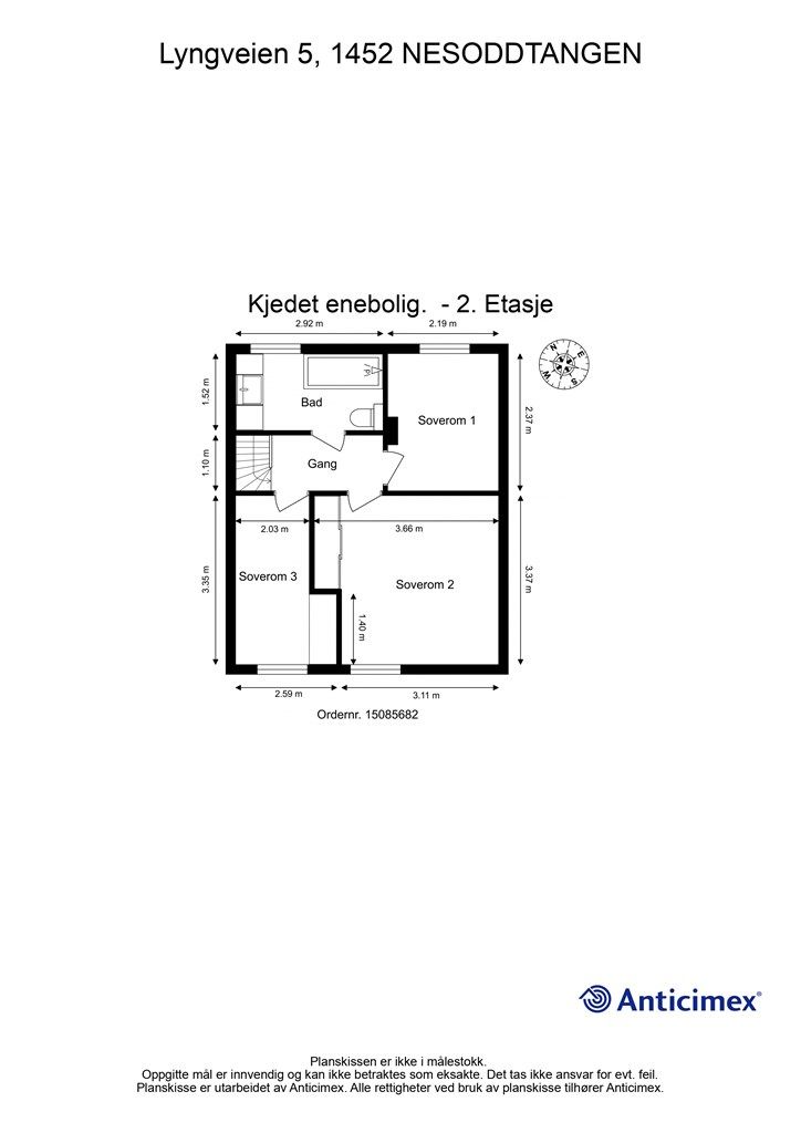 Plantegning 2.etasje 