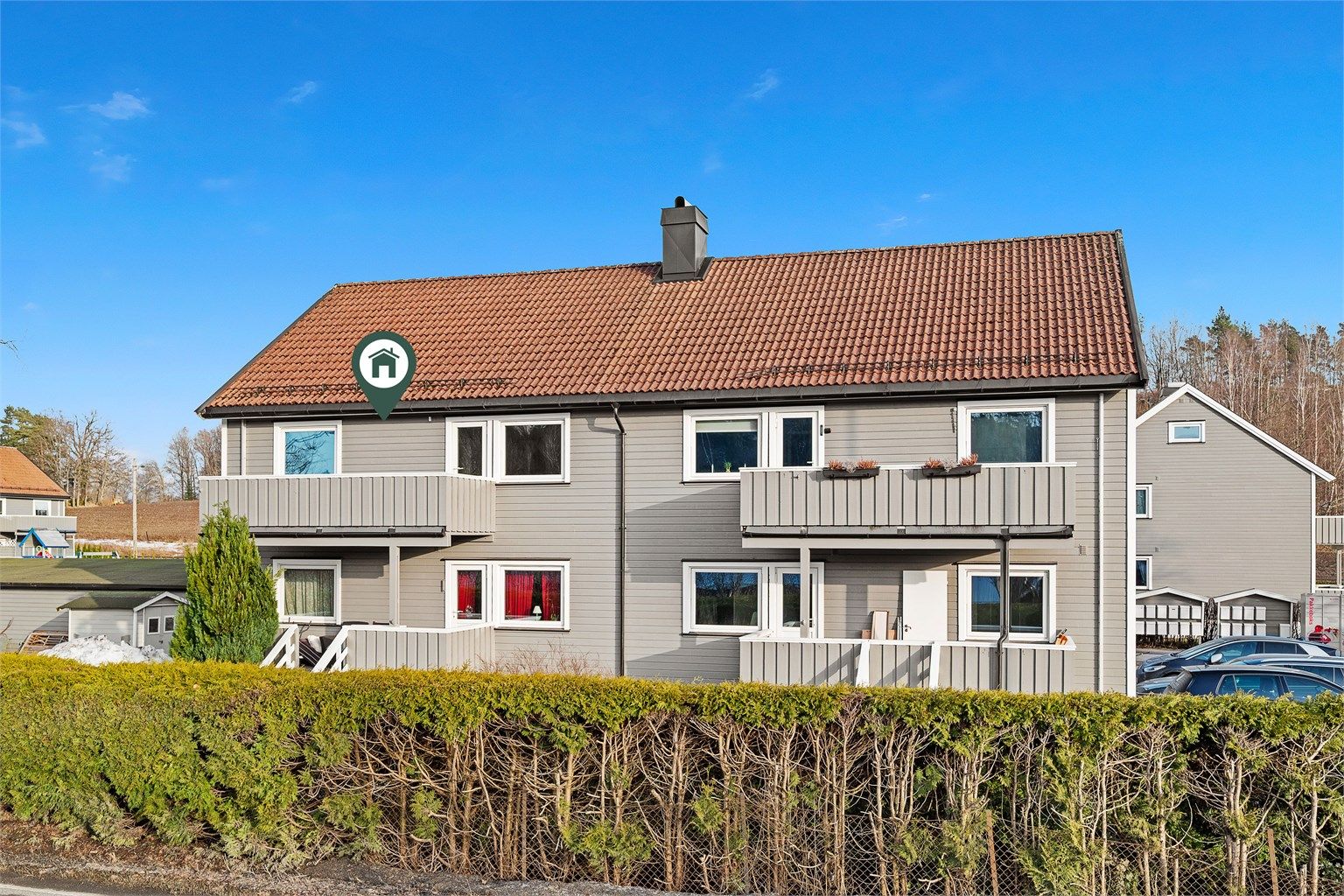 Leilighet i 2. etg. med vestvendt balkong!