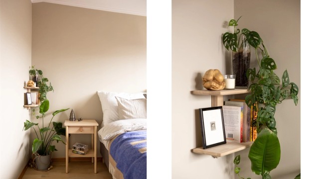 Detaljer fra hovedsoverommet.