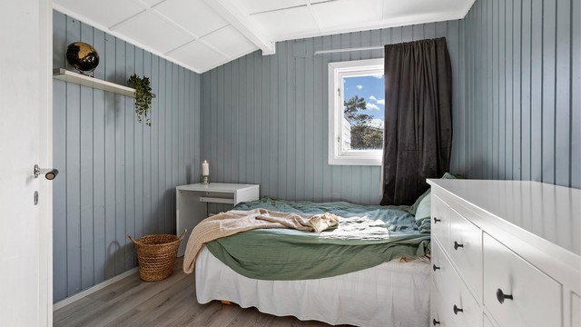 Soverommene har en god størrelse.