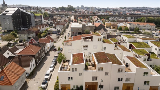 Urban, rolig og fin beliggenhet i enden av Pedersgata, med umiddelbar nærhet til Stavanger sentrum og Østre Bydel.