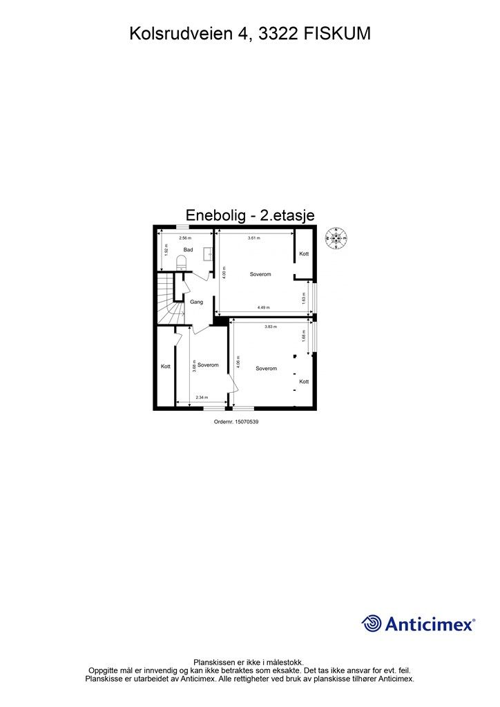 Plantegning 2. etasje