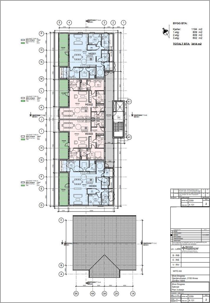 Plantegning 3.etg