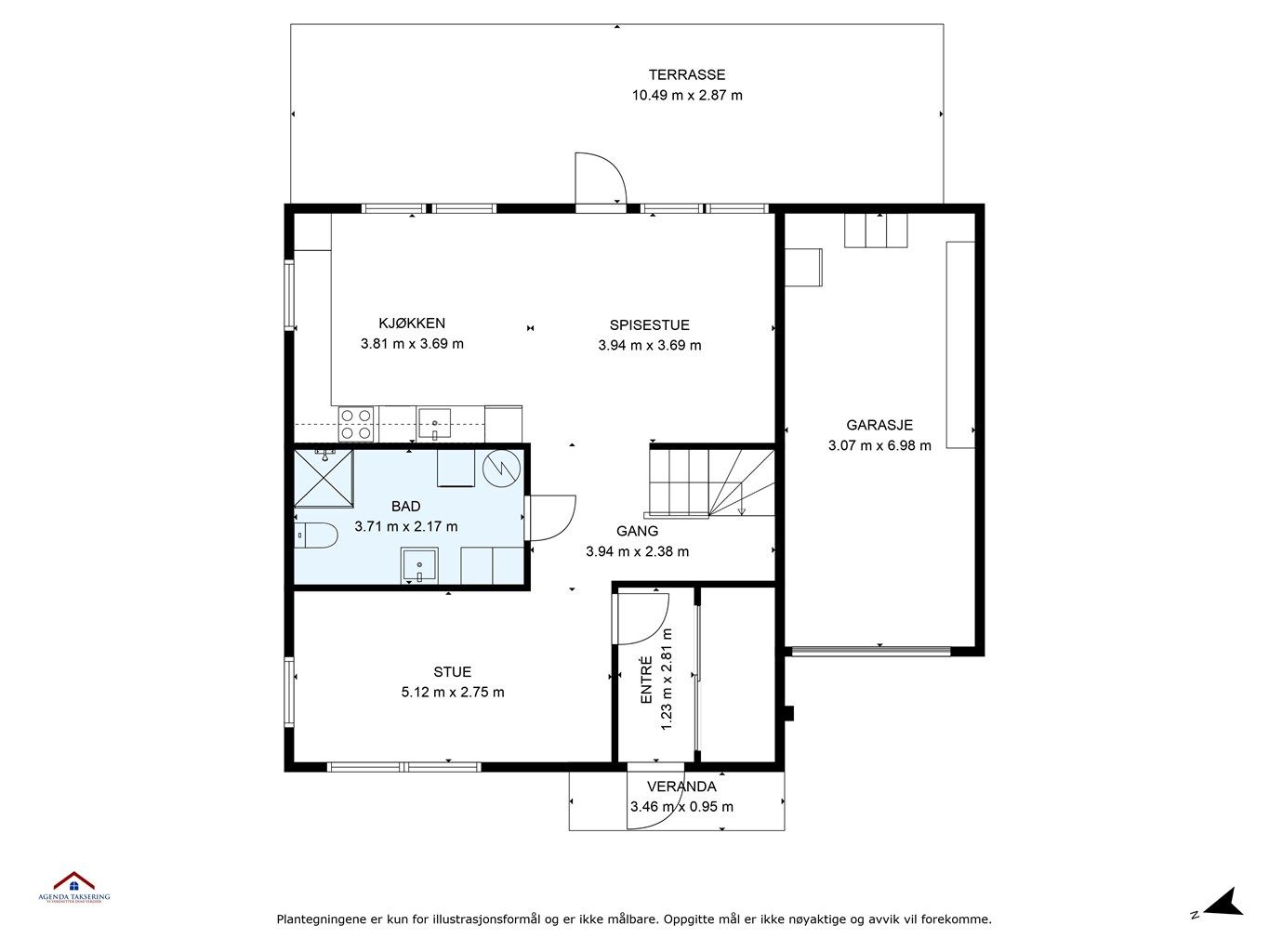 Plantegning 1.etasje