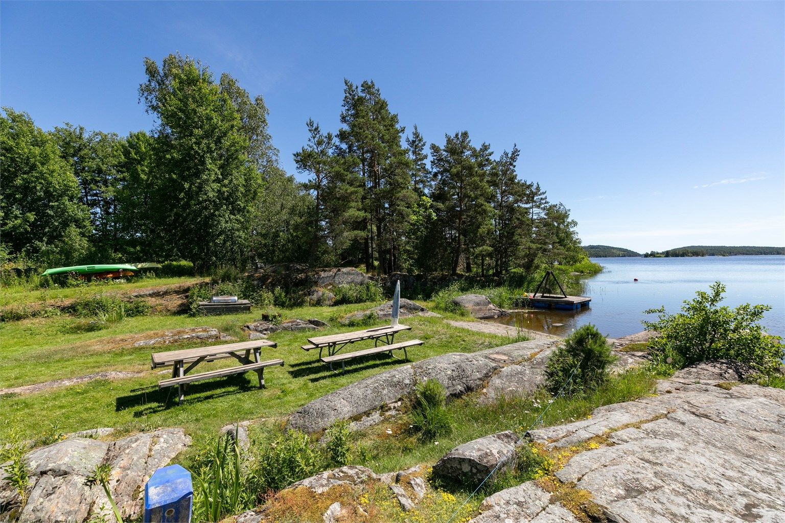 Her kan familien kose seg på varme sommerkvelder