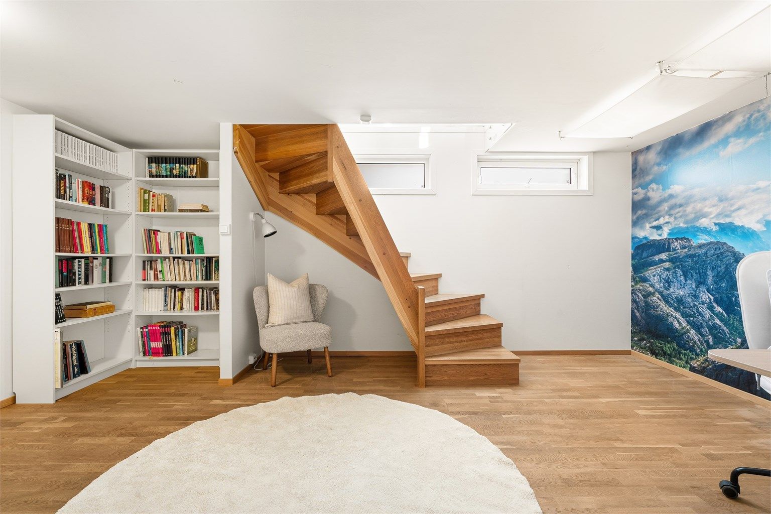 Vannbåren varme i gulv.