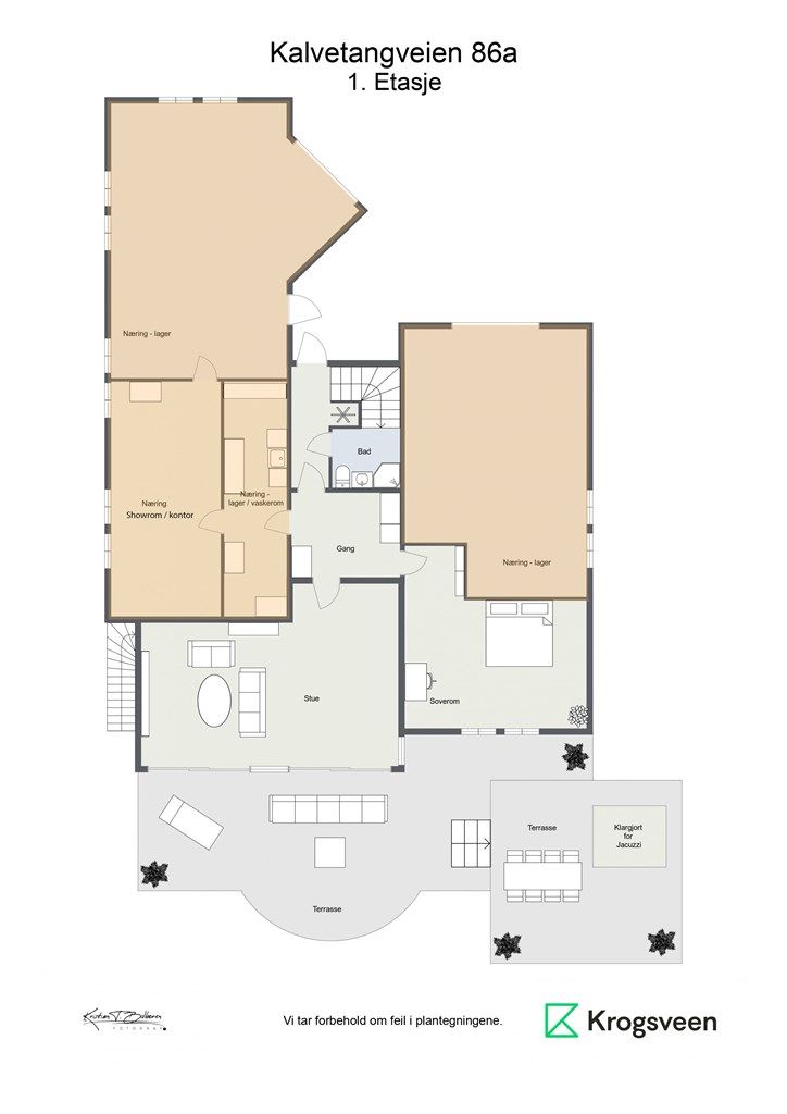 Planskisse 1. etasje.