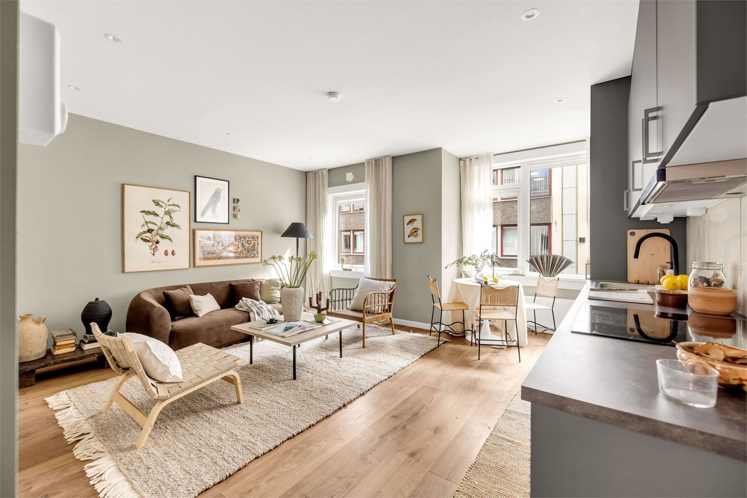 En lekker og moderne 3-roms med attraktiv beliggenhet på Majorstuen, kun et steinkast unna Bogstadveien. Foto: Studio Solberg.