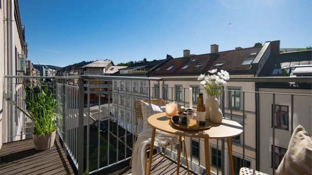 Velkommen til Teglverksgata 7C! - Presentert av Krogsveen avd. Grünerløkka og Sagene v/ Andreas Holt Lindstad. Foto: Lars Gartå.