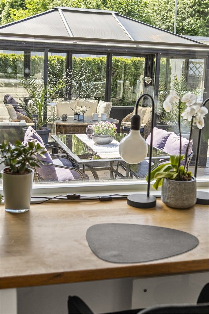 Koselig plass å innta morgenkaffen i ro og mak