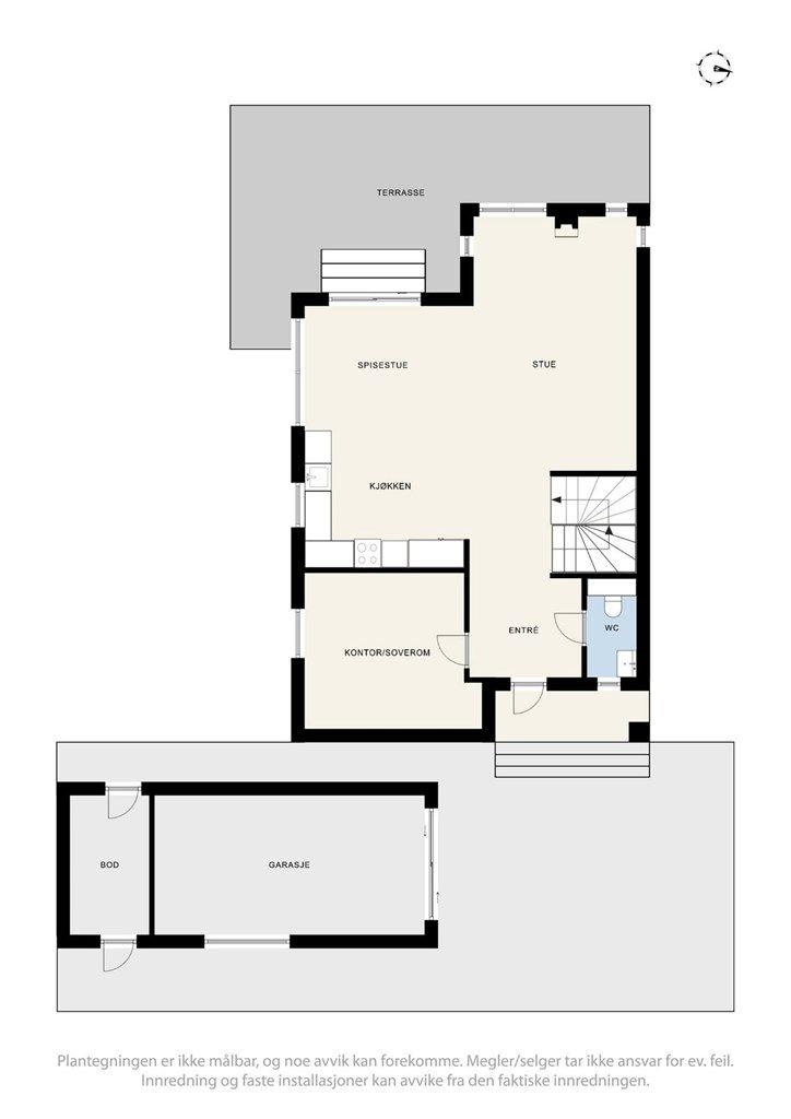 Plantegning - 1. etasje