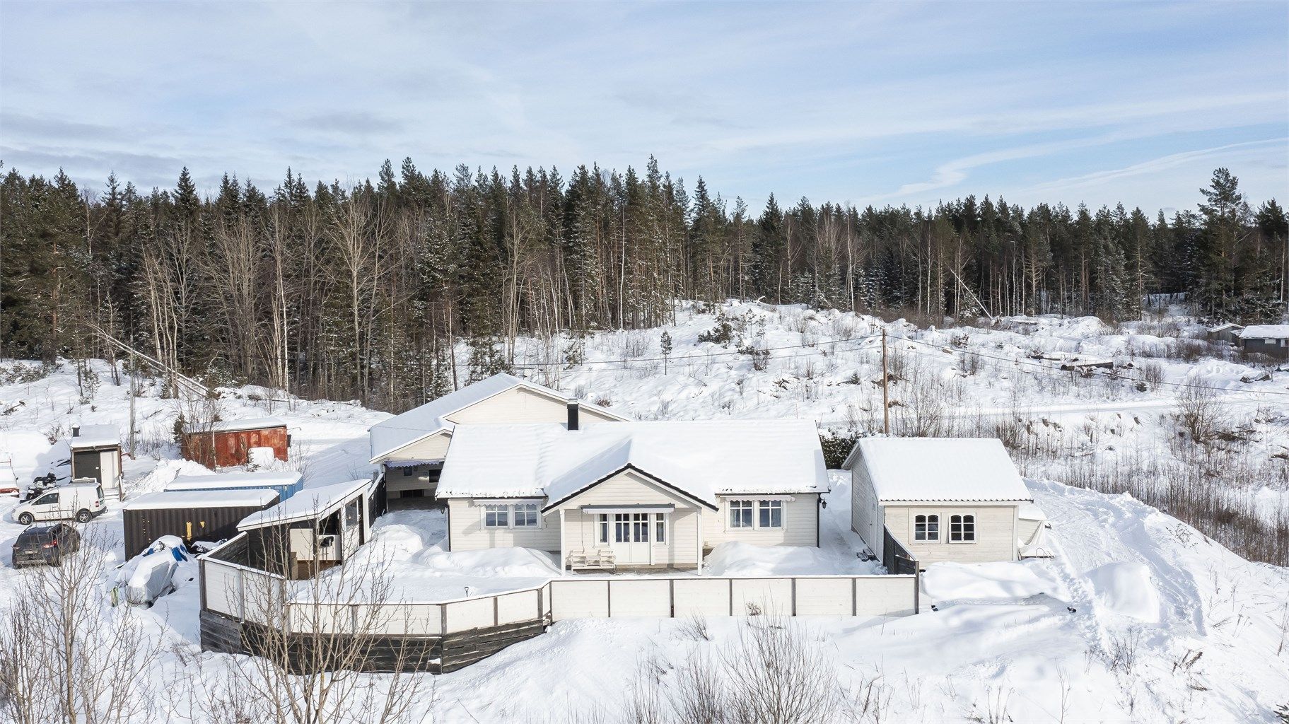 Enebolig med alt på 1 flate
