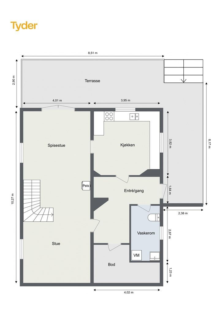 Plantegning 1. etasje