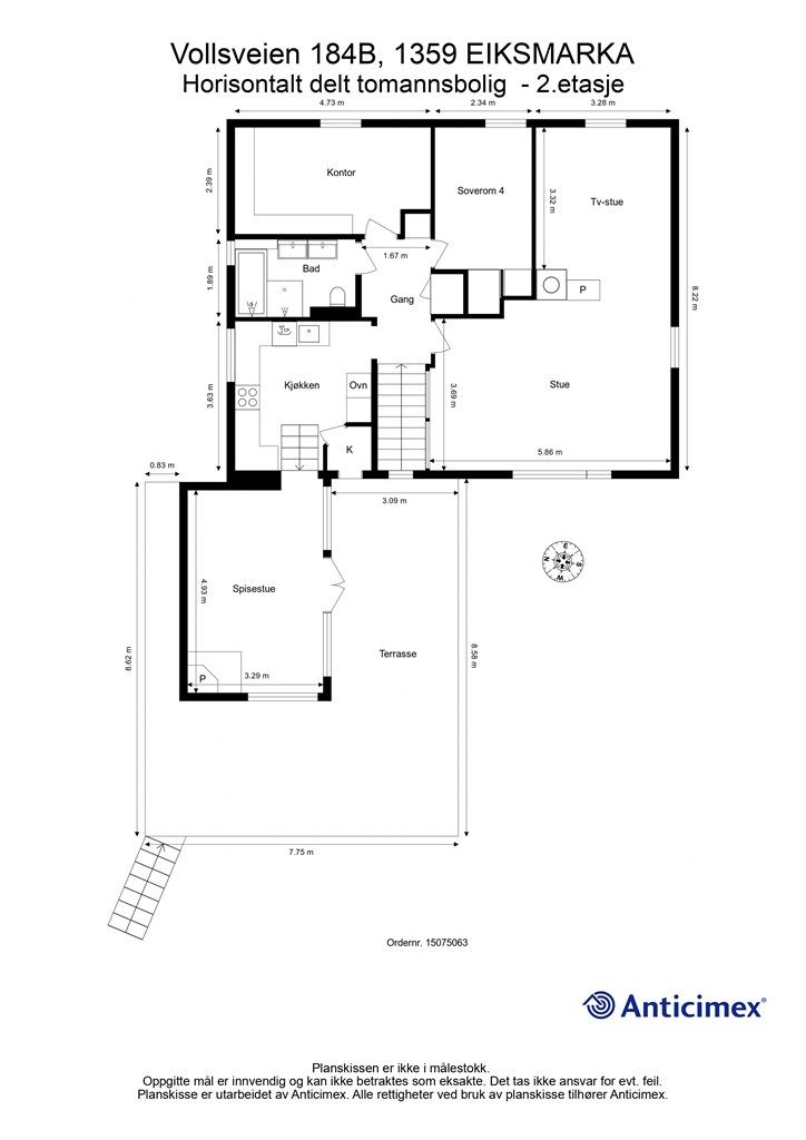 Plantegning 2.etasje