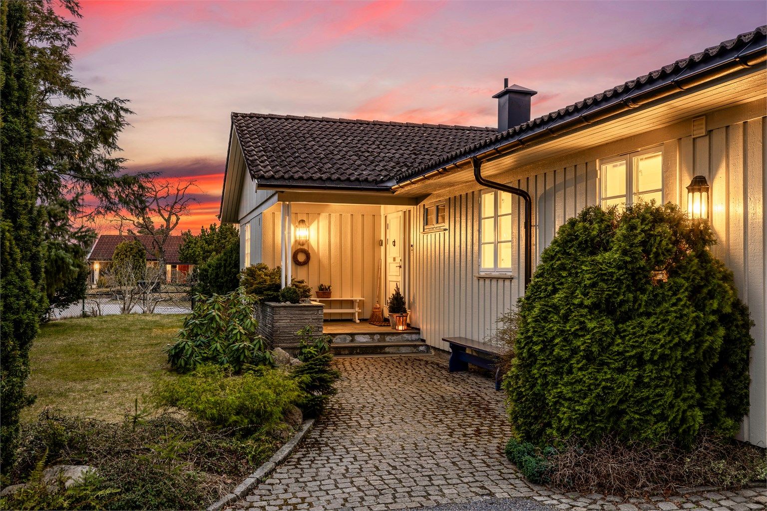 Velkommen til Bergveien 19 på toppen av Virik!