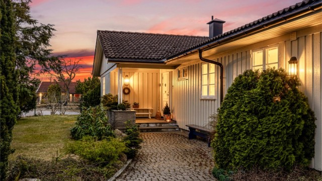 Velkommen til Bergveien 19 på toppen av Virik!