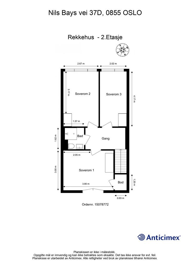 Plantegning 2.Etasje