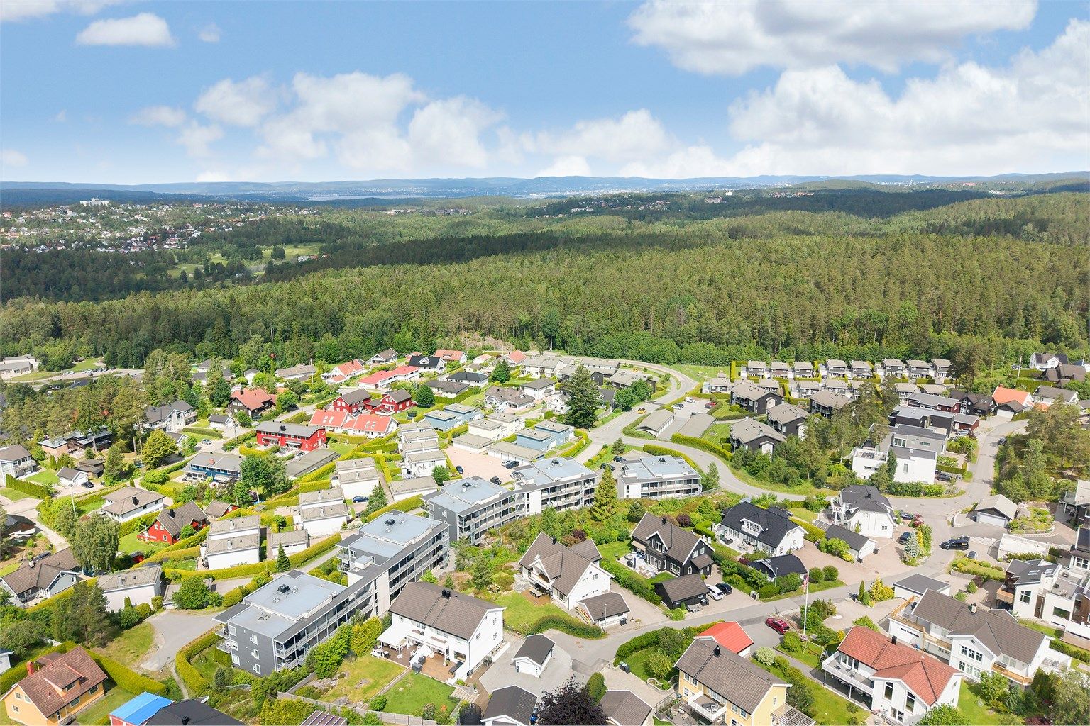 Fin utsikt over nærområdet.