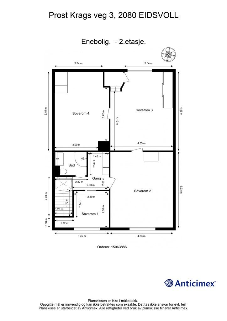 Plantegning 2.etasje 