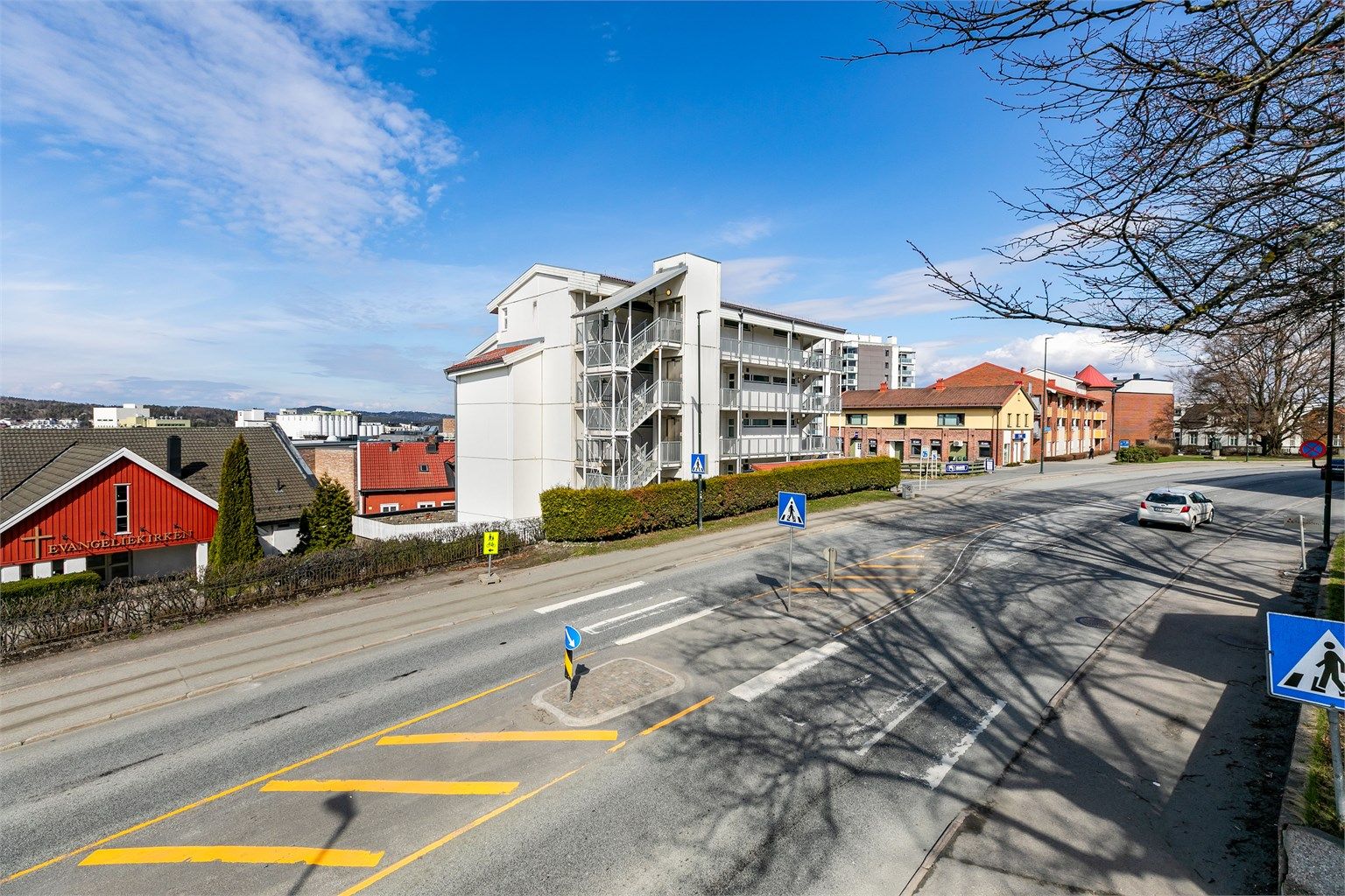 I Vogts gate 12 bor du meget sentralt - med gangavstand til alle byens tilbud og fasiliteter.