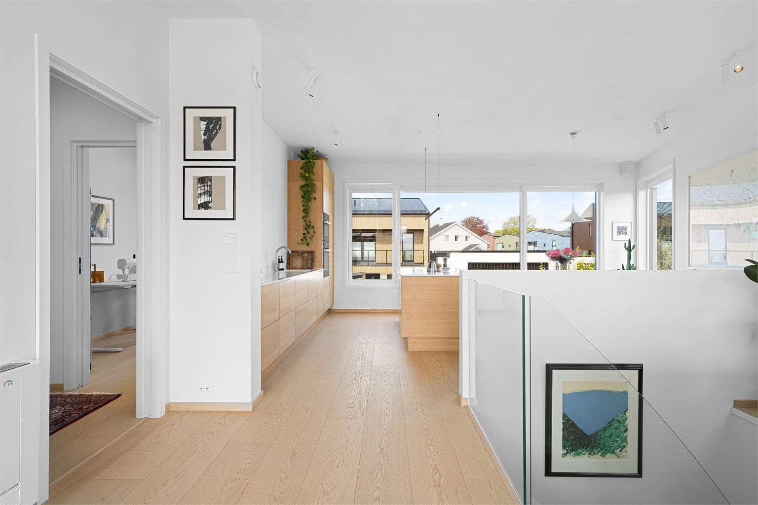 Gulv fra Saga Hardwood i herdet tre.