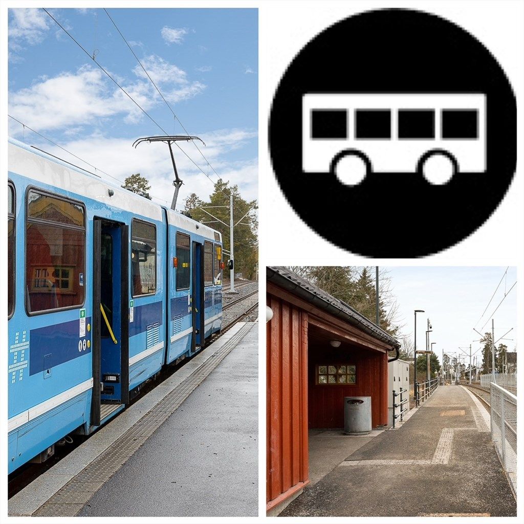 Få minutters gange til Bråten trikkestasjon og holdeplass for "ringbussen"  rett utenfor i Ekebergveien som går i sløyfe mellom Sæter og Lambertseter. Med denne bussen kommer du raskt og enkelt til bl.a. Lambertseter Senter