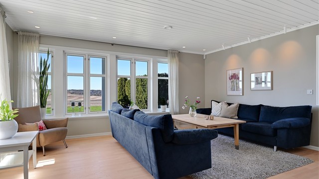 God plass til en stor sofagruppe for hele familien.