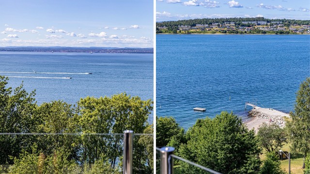 Hoppe i havet kan du gjøre på den nærliggende Festestranda, rett nedenfor.