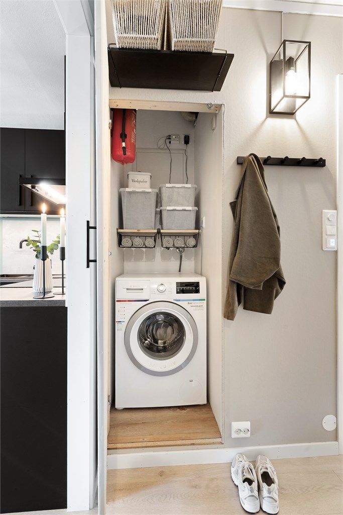 Kott med plass til vaskemaskin