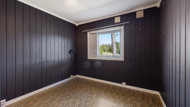 Soverommet har god plass og er utstyrt med garderobeskap.