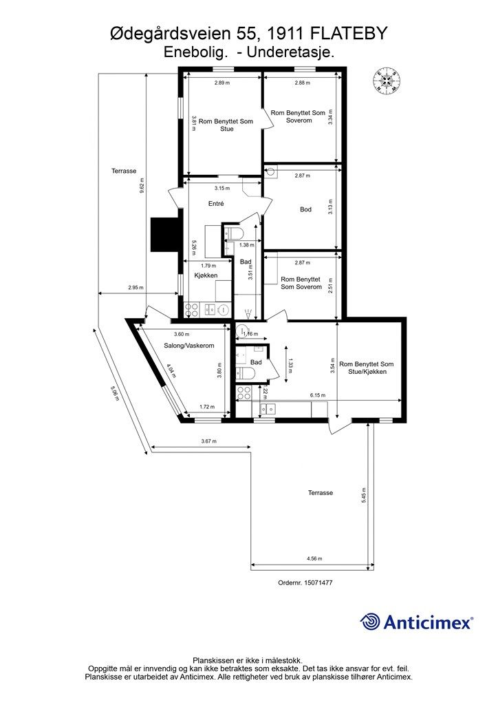 Plantegning - Underetasje