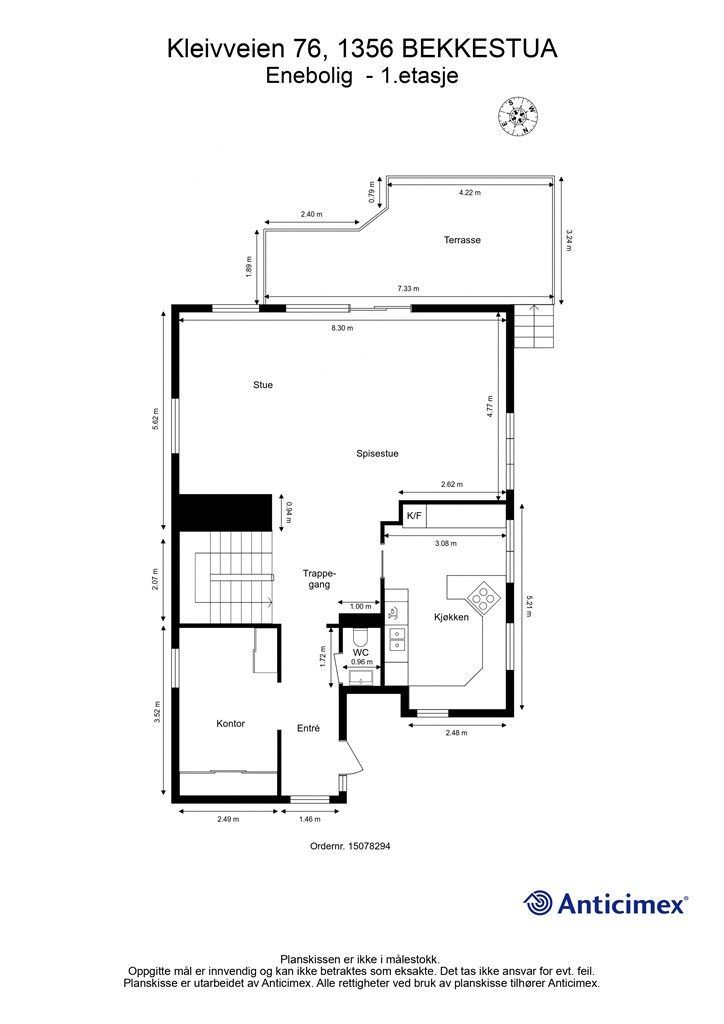 Plantegning 1.etasje