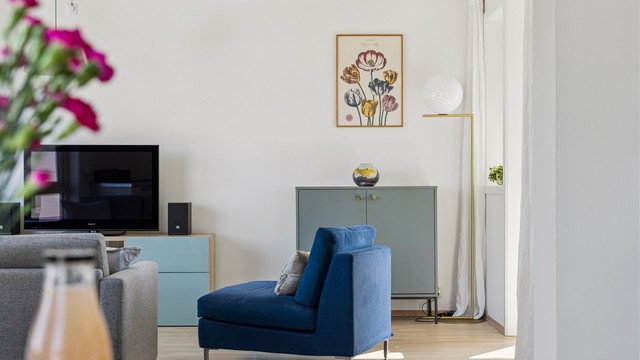 Bredbånd og kabel-tv fra Telia er inkludert i fellesutgiftene.