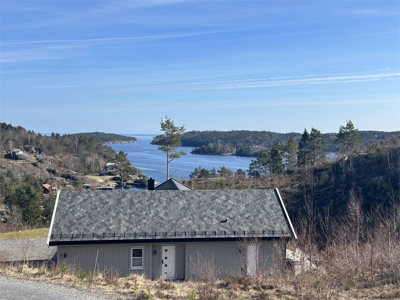Vid utsikt utover det omkringliggende landskapet