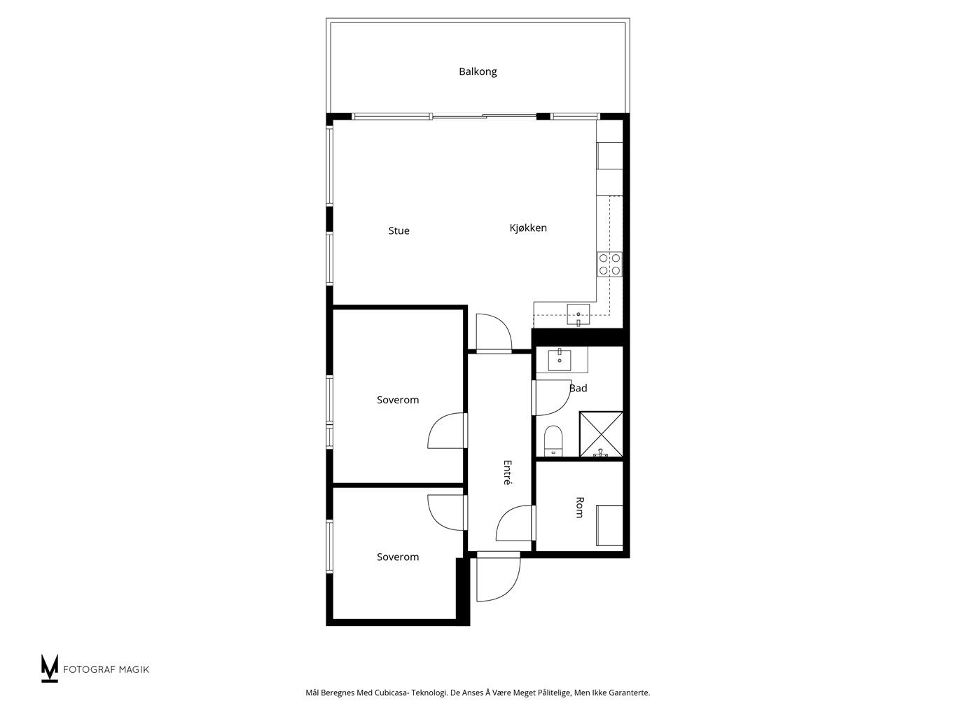 Plantegning Grassveien 41A