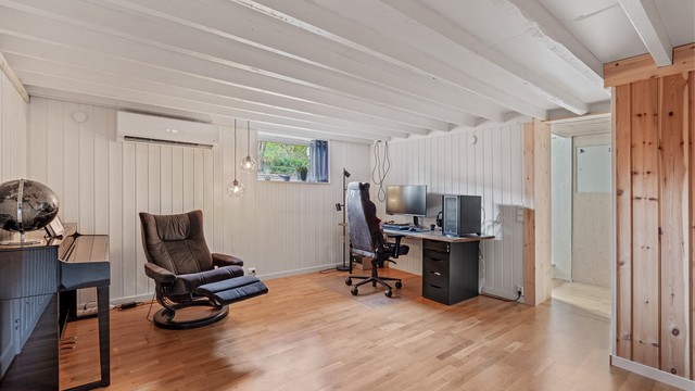Kjellerstuen har montert varmepumpe.