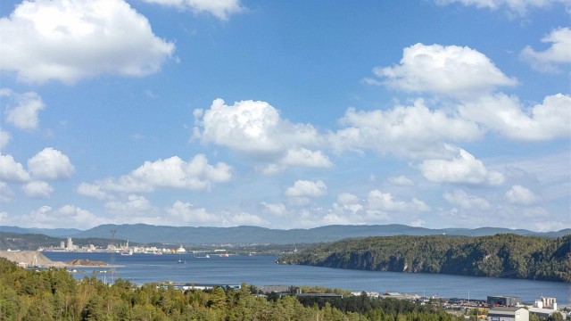 Området byr på fine turområder i umiddelbar nærhet.