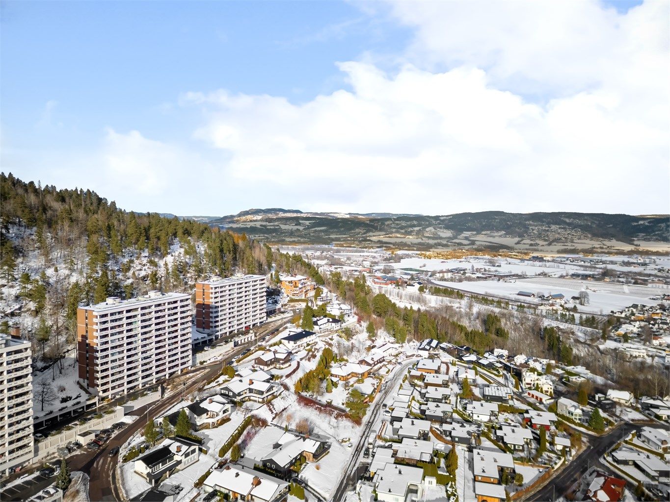 Kort vei til Drammen sentrum