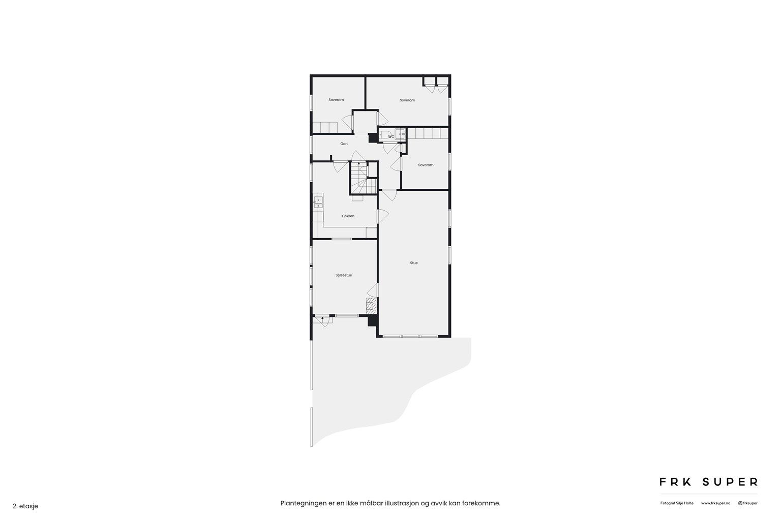 Planskisse 2 etasje.