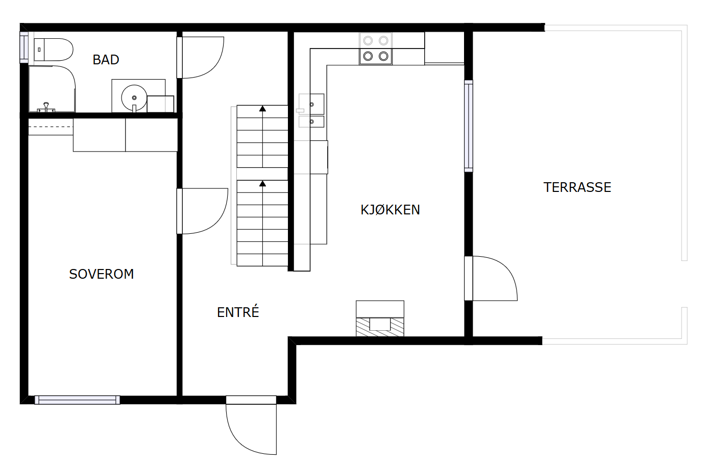 Planskisse 1. etasje