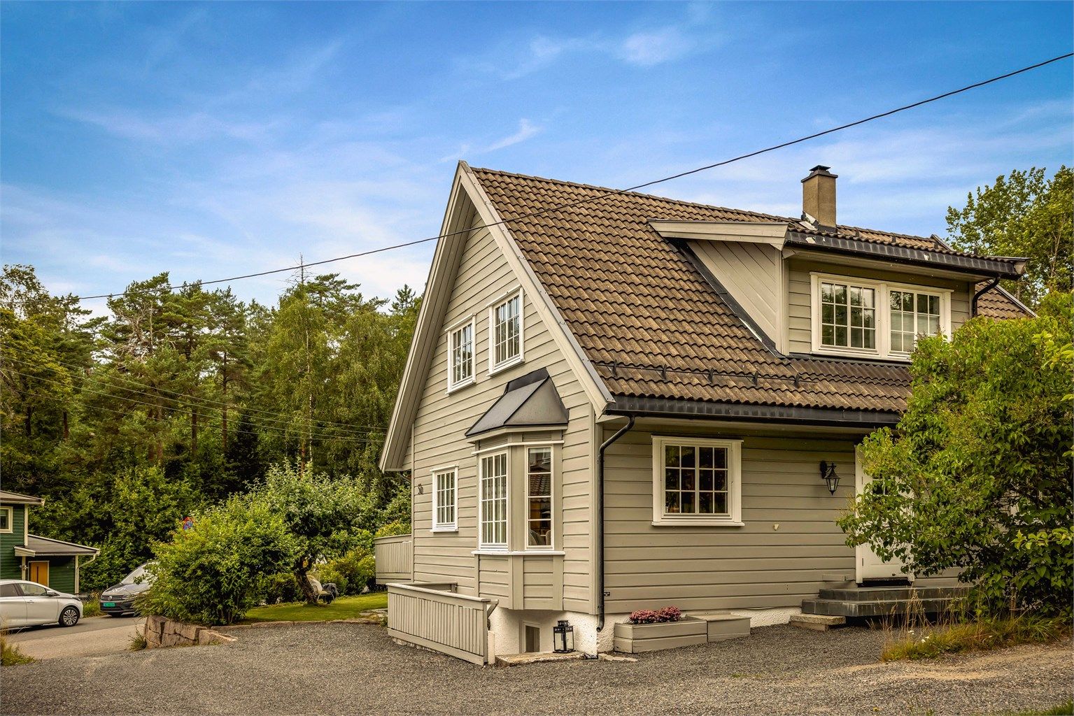 Her bor man i rolige og grønne omgivelser, samtidig som man har enkel tilgang til byens fasiliteter. 