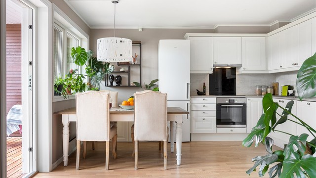 Her kan man samle familie og venner rundt et godt måltid.