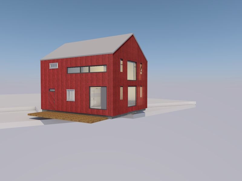 Arkitektskissene inngikk i byggesøknaden fra 2017. Søknaden ble ikke ferdigbehandlet, og det foreligger ikke tillatelse til å gjennomføre det viste tiltaket. Skissene er kun ment som illustrasjoner av det omsøkte tiltaket.