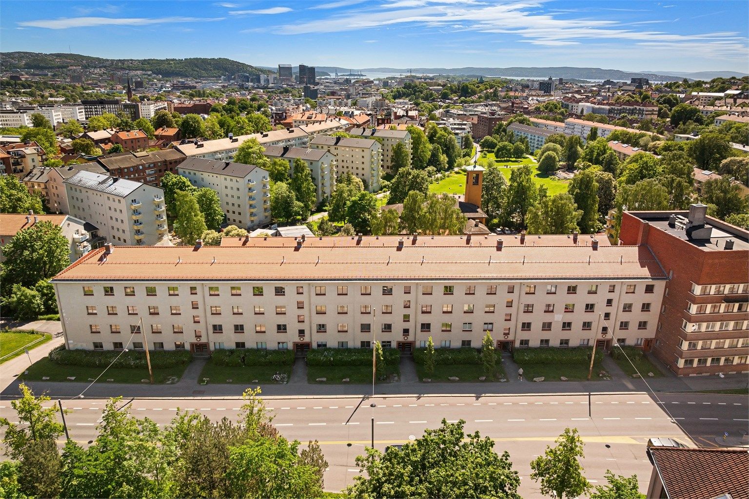 Kort vei til Iladalen park og turstiene langs Akerselva.