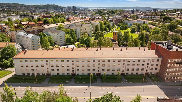 Kort vei til Iladalen park og turstiene langs Akerselva.