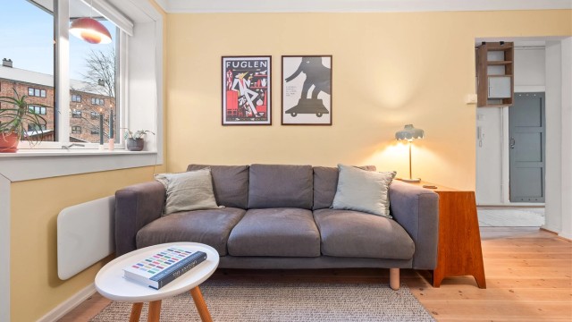 Vinduer med dype karmer som kan pyntes med planter, bøker og dekor.