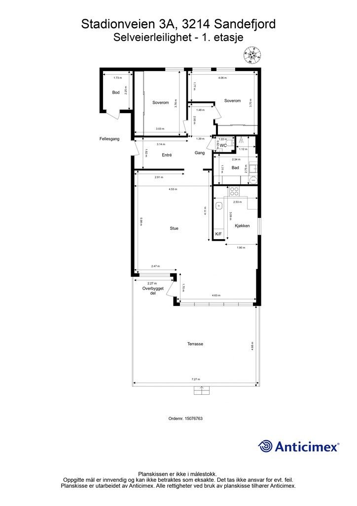 Plantegning 1.etasje 