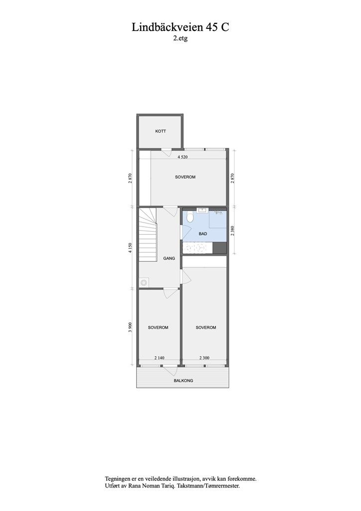 Plantegning 2. etasje